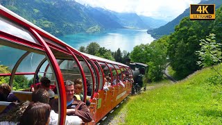 The World’s Most Beautiful Train Ride In Switzerland - Brienz Rothorn Bahn #switzerland