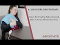 How to use the Advocate Moist & Dry Heating Pad