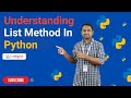 Understanding List Methods in Python | Python Tutorials - 2022 | Codegnan