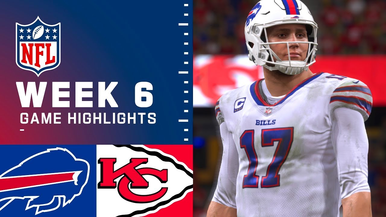 Bills Vs. Chiefs Week 6 - Madden 23 Simulation Highlights - YouTube