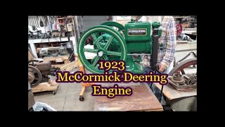 1923 McCormick Deering type m  Hit And Miss Engine metal art