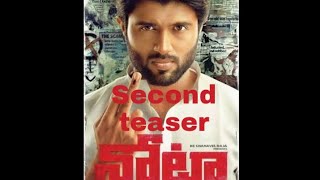 NOTA second teaser/Vijay devarakonda
