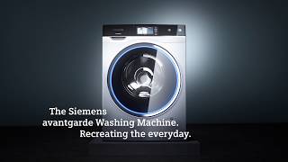 De nieuwe Siemens avantgarde wasmachine en droger