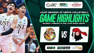 UAAP Season 87 Men's Volleyball Game Highlights - UST vs UE