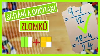 Sčítání a odčítání zlomků