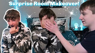 SURPRISE ROOM MAKEOVER FOR TEENS! | BEDROOM TOUR