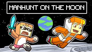 Minecraft Manhunt but I'm on the Moon