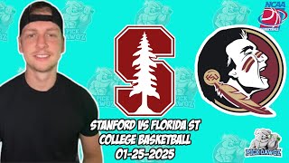 Stanford vs Florida State 1/25/25 Free College Basketball Picks and Predictions | NCAAB Pick