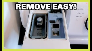 How to Remove Samsung Detergent Drawer for Easy Cleaning | Washer Dispenser Door Removal |