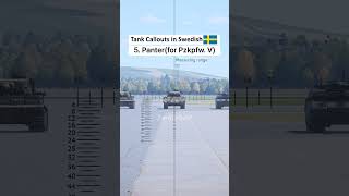 Tank Callouts in Swedish🇸🇪