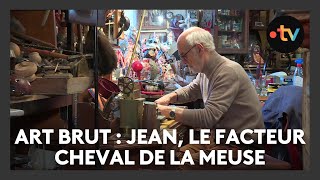 Art brut : Jean Médard crée des objets d'art à base de coquillages et de bric et de brocs