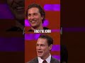 these two together are awesome😂😂 wwe prowrestling johncena matthewmcconaughey talkshow viral