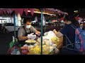 4k walk around mrt sutthisan night street food and shopping bangkok