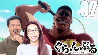 NICE BUDDY!! TENNIS GRAND BLUE EPISODE 7 REACTION!