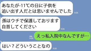 【LINE】大寒波の日、姑から怒りの連絡「こんな日に娘を追い出すなんて！人でなし！」→そんなはずはないので詳しく話を聞いてみると…【総集編】