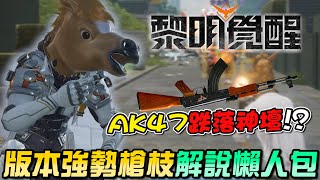 《黎明覺醒》AK-47跌落神壇!?有主武器選擇困難嗎？版本強勢槍枝懶人包！｜維克托衝鋒槍、MPX衝鋒槍、PP19野牛衝鋒槍、ALFA突擊步槍、M249輕機槍