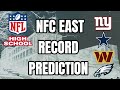 NFC East Preview & Record Predictions | NFL High School