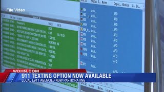 New 911 texting service