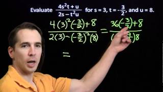 Art of Problem Solving: Evaluating Multi-Variable Expressions