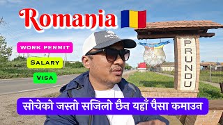 Romania 🇷🇴 सोचेको जस्तो सजिलो छैैन यहाँ पैसा कमाउन || work permit visa salary details about Romania👷