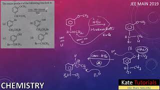 The major product formed in the following reaction | jee 2019 | organic chemistry | markovnikoffs