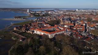 Harderwijk, The Netherlands - De Wijde Wellen and Muntplein (4K)