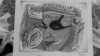 Theyyam Drawing #shorts