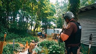 Fugitive Launches Pipe Bombs During SWAT Standoff