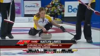 2013 Scotties Tournament Of Hearts - Jones (MB) vs. Crawford (NB) -  Draw16