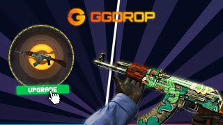 MY MOST INSANE CSGO SKINS UPGRADE EVER! GGDROP PROMO CODE!