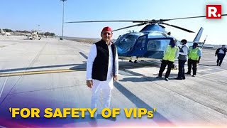 BJP Hits Back At Akhilesh Over Helicopter Blocked Claim; Asks 'Akhilesh's Life Important Or Flying'