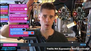 MakeCode Minute: IR Communications in MakeCode @adafruit @johnedgarpark #adafruit @MSMakeCode
