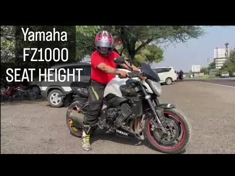 Yamaha FZ1 SEAT HEIGHT Review | Best Litre Bike For Short Riders? - YouTube