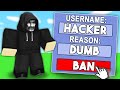 BANNING HACKERS in Roblox BedWars...