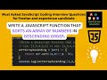 sort array of number in descending order in javascript | javascript coding interview question #jscod