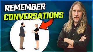 How to remember conversations using a Memory Palace