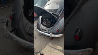 1956 vw beetle oval window . First start