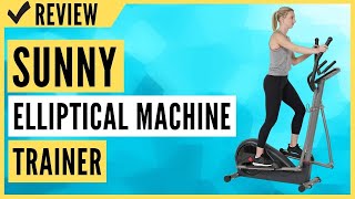 Sunny Health & Fitness Advanced Programmed Elliptical Machine Trainer Review