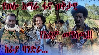 ከወሎ ፋኖ የተሰጠ ወቅታዊ አቋም መግለጫ!… ነጋዴው ማን ነው?…                                   ሻለቃ ደምሌ ምን አለ?…