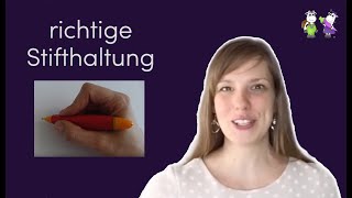 Richtige Stifthaltung lernen