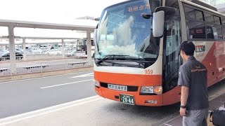 【2016/08/04】東京空港交通エアポートリムジン（リムジンバス）羽田空港行き成田空港第１ターミナル発車（→）