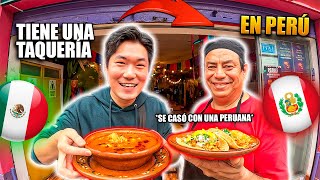 Un mexicano que se casó con una peruana y dirige una taquería en Peru