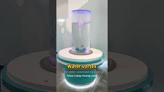 What is the principle of water vortex formation?