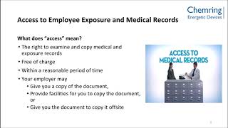 Access to Employee Exposure and Medical Records Training Video