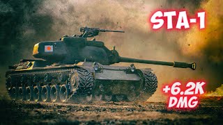 Sta-1 - 7 Frags 59k Damage - And He Might In Redley - World Of Tanks