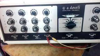 DAVOLI AMPLIFIER TYPE 8092 K