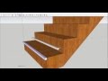 SketchUp 3-D Drawing – How to Add Stair Nosing to Stairway