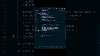 Cricket bouncing ball game in Python - Part 4/6⚡️ #shorts #coding #programming #python