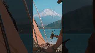 日本富士山下露營｜搖曳露營聖地浩庵本栖湖冬季雪景｜租露營套裝含暖爐不怕冷 #富士山 #日本 #露營 #mtfuji #camping #camp #japantravel #露營生活 #旅行 #雪