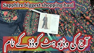 Sapphire flat 50% shopping haul 2025 || glamour it